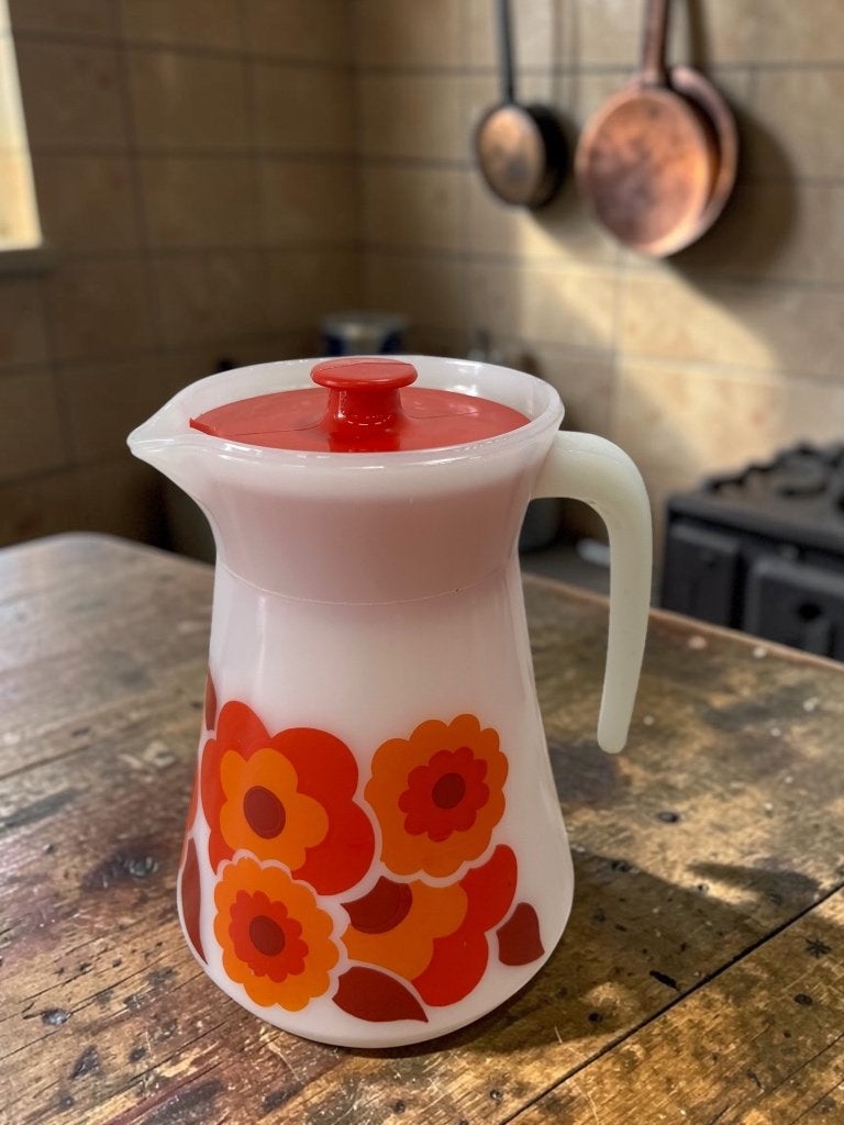thermos vintage à motif floral ARCOPAL, Enlèvement