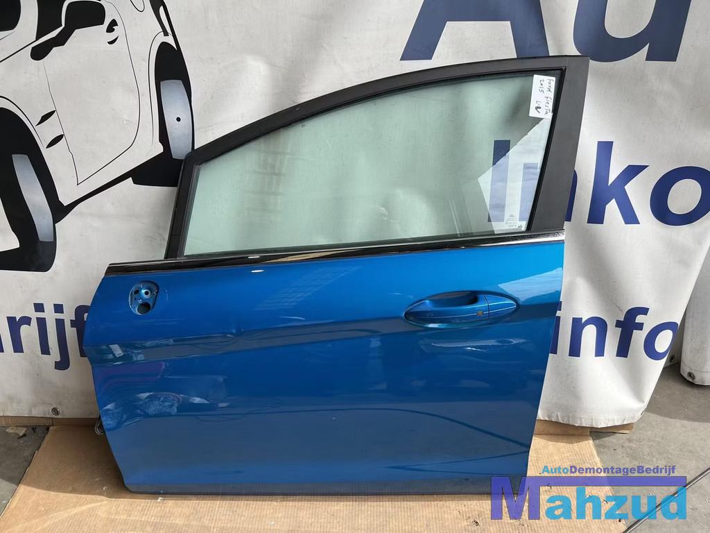 FORD FIESTA 7 Blauw 8CPC Links voor deur portier 2008-2017, Gebruikt, Deur, Info@ford.com, Voor