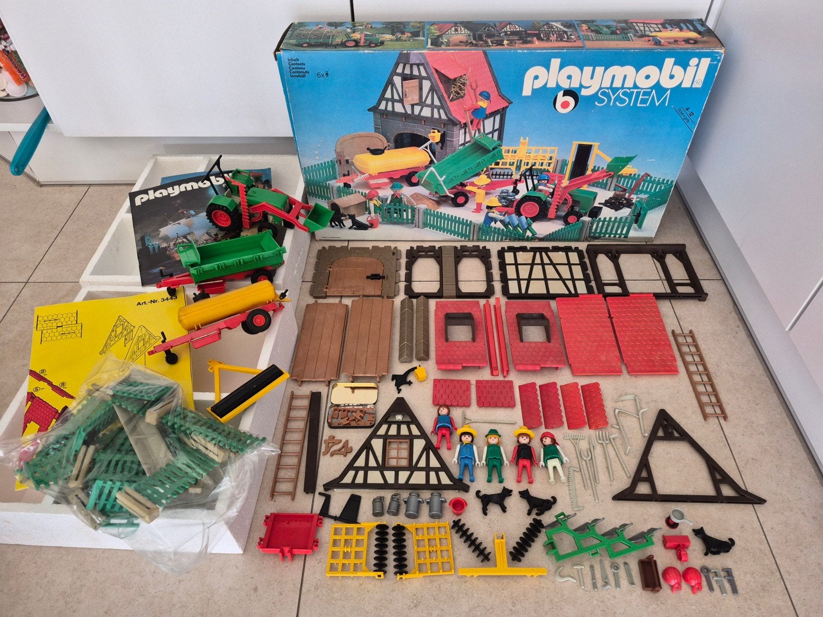 Playmobil System 3555 boerderij, Kinderen en Baby's, Ophalen of Verzenden