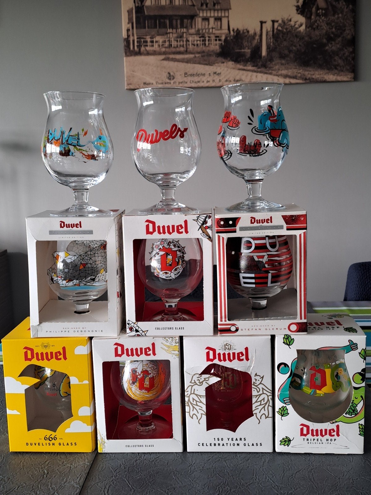 Verre Duvel Lot de 10 pièces différentes, Enlèvement ou Envoi