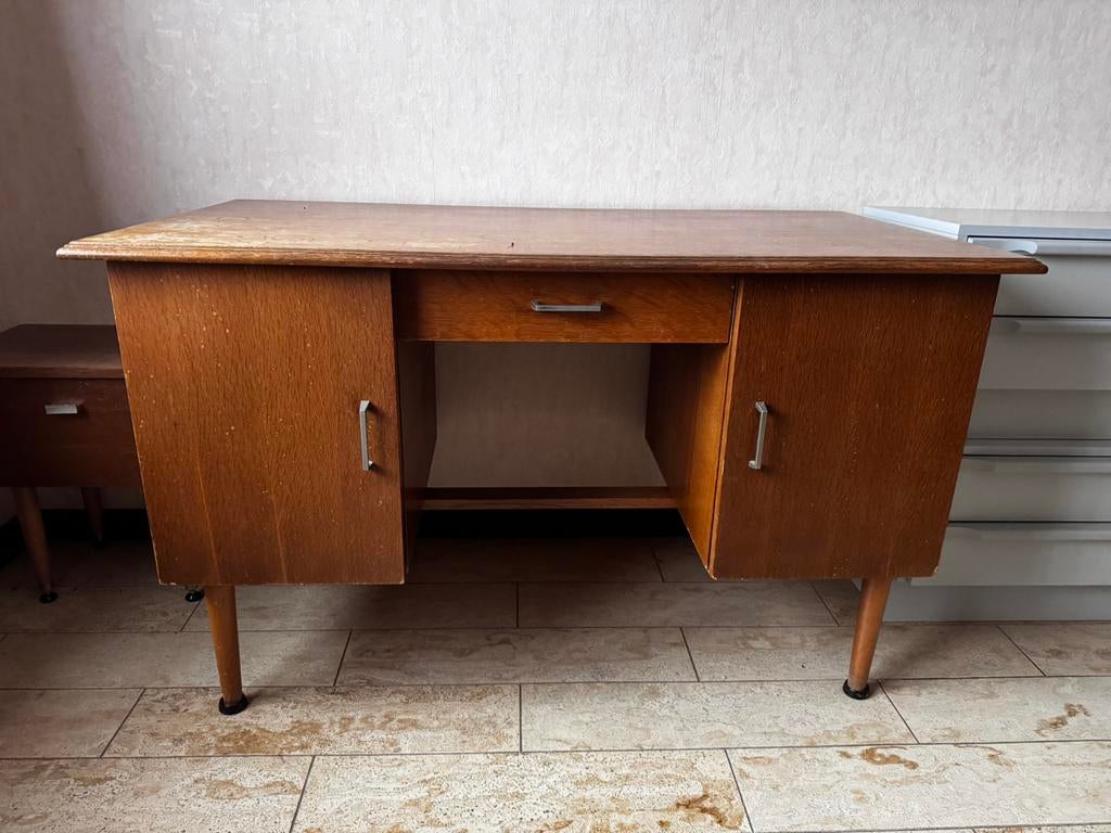 Bureau retro vintage, Huis en Inrichting, Bureaus, Ophalen, Gebruikt