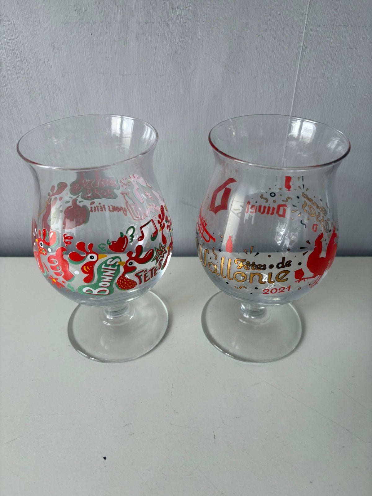 Verres de collection DUVEL, FÊTES DE WALLONIE 2021 et 2023, Collections, Enlèvement ou Envoi, Neuf