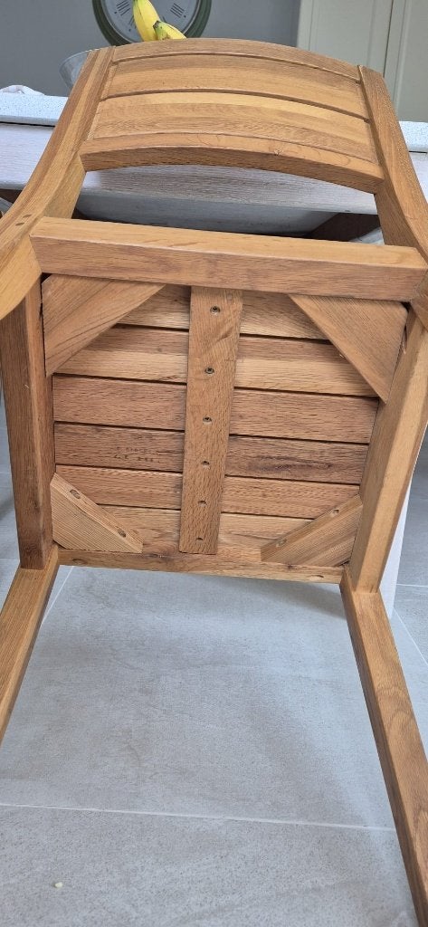 A vendre 4 chaises en chaine véritable, Huis en Inrichting, Stoelen, Ophalen, Bruin, Zo goed als nieuw, Vier