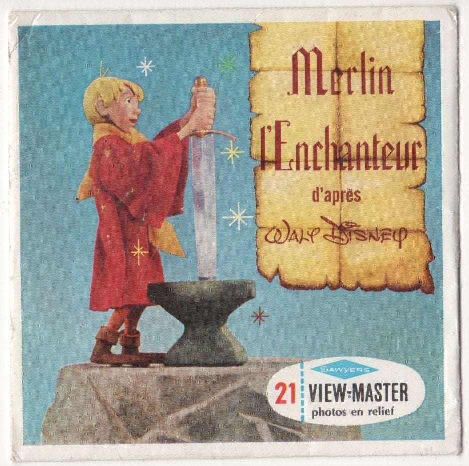 View-master Merlin de Tovenaar B 316 NL boekje, Ophalen of Verzenden