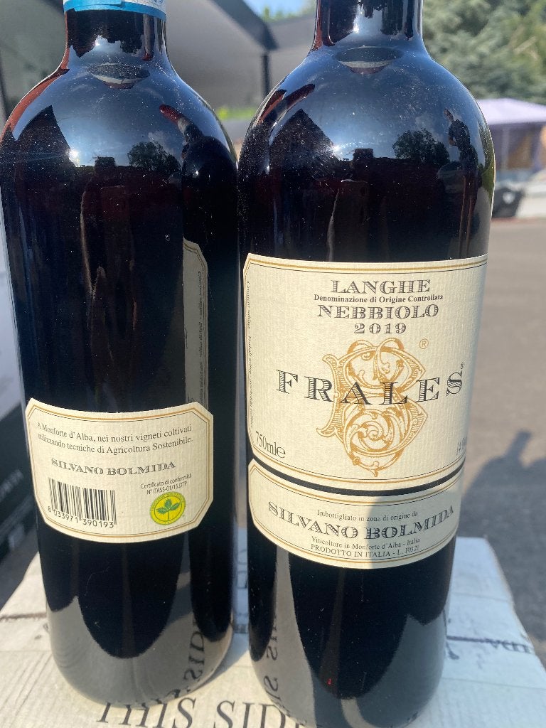 8 bouteilles de Langhe Nebiolo, Enlèvement
