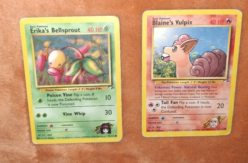 WOTC Gym Heroes Pokémon kaarten te ruil, Hobby en Vrije tijd, Verzamelkaartspellen | Pokémon, Zo goed als nieuw, Meerdere kaarten
