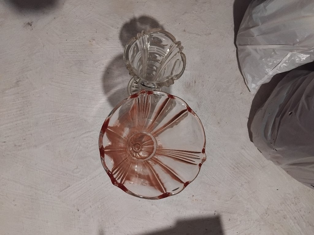 DEUX VASES EN VERRE, Maison & Meubles, Accessoires pour la Maison | Vases, Enlèvement, Verre