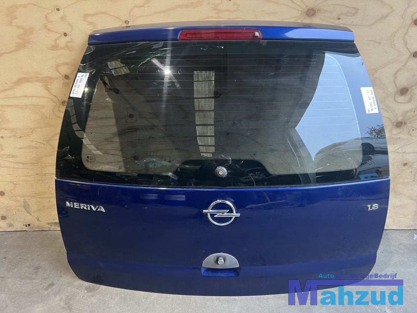OPEL MERIVA A Z21B Blauw achterklep 2003-2010, Auto-onderdelen, Gebruikt, Deur, Opel Automobile GmbH, Kontakt@opel-infoservice.de