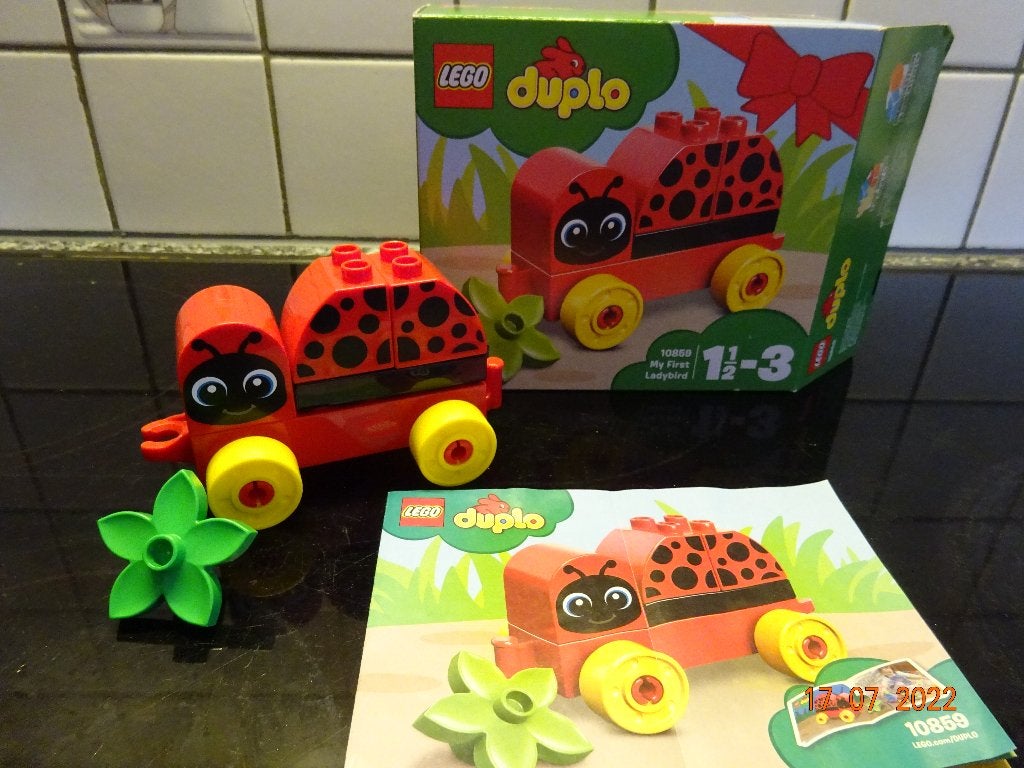 DUPLO 10859 eerste lieveheersbeestje*VOLLEDIG*PRIMA STAAT*, Ophalen of Verzenden, Duplo
