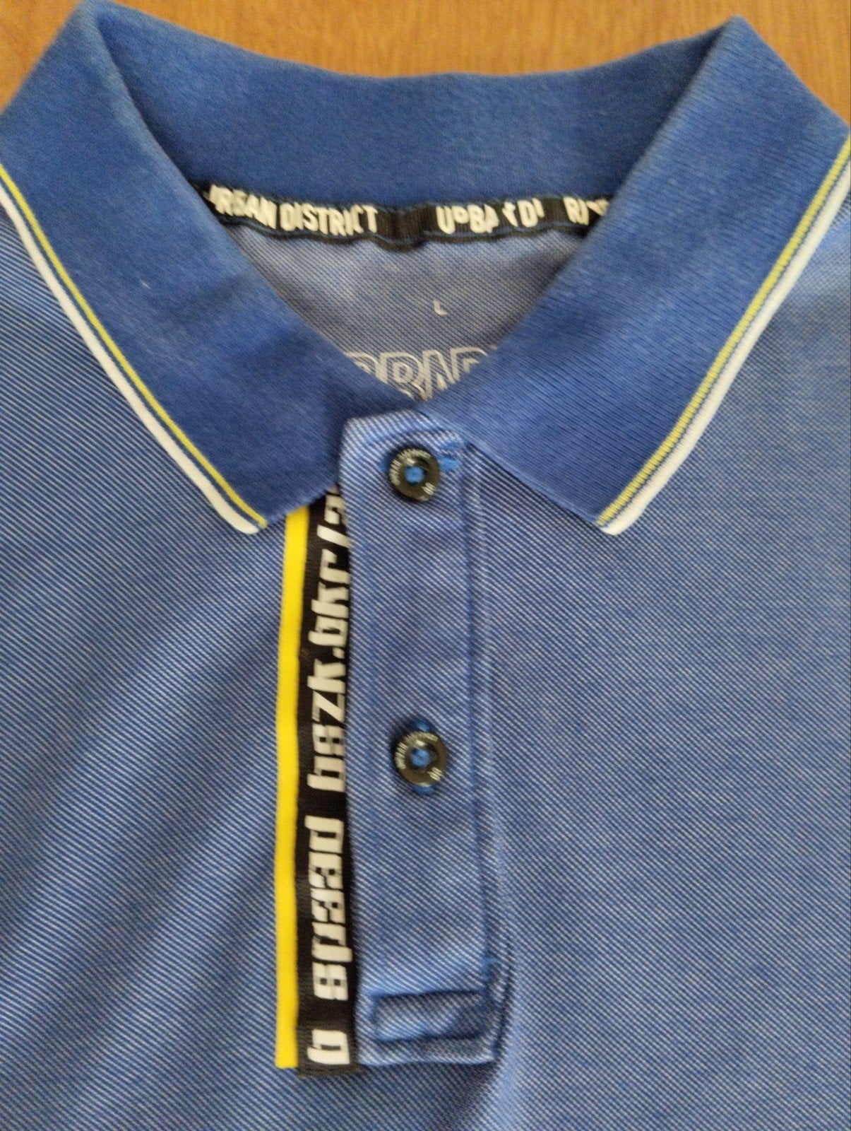 polo blauwe L Angelo Litrico Urban Distrct collectie, Envoi, Taille 52/54 (L)