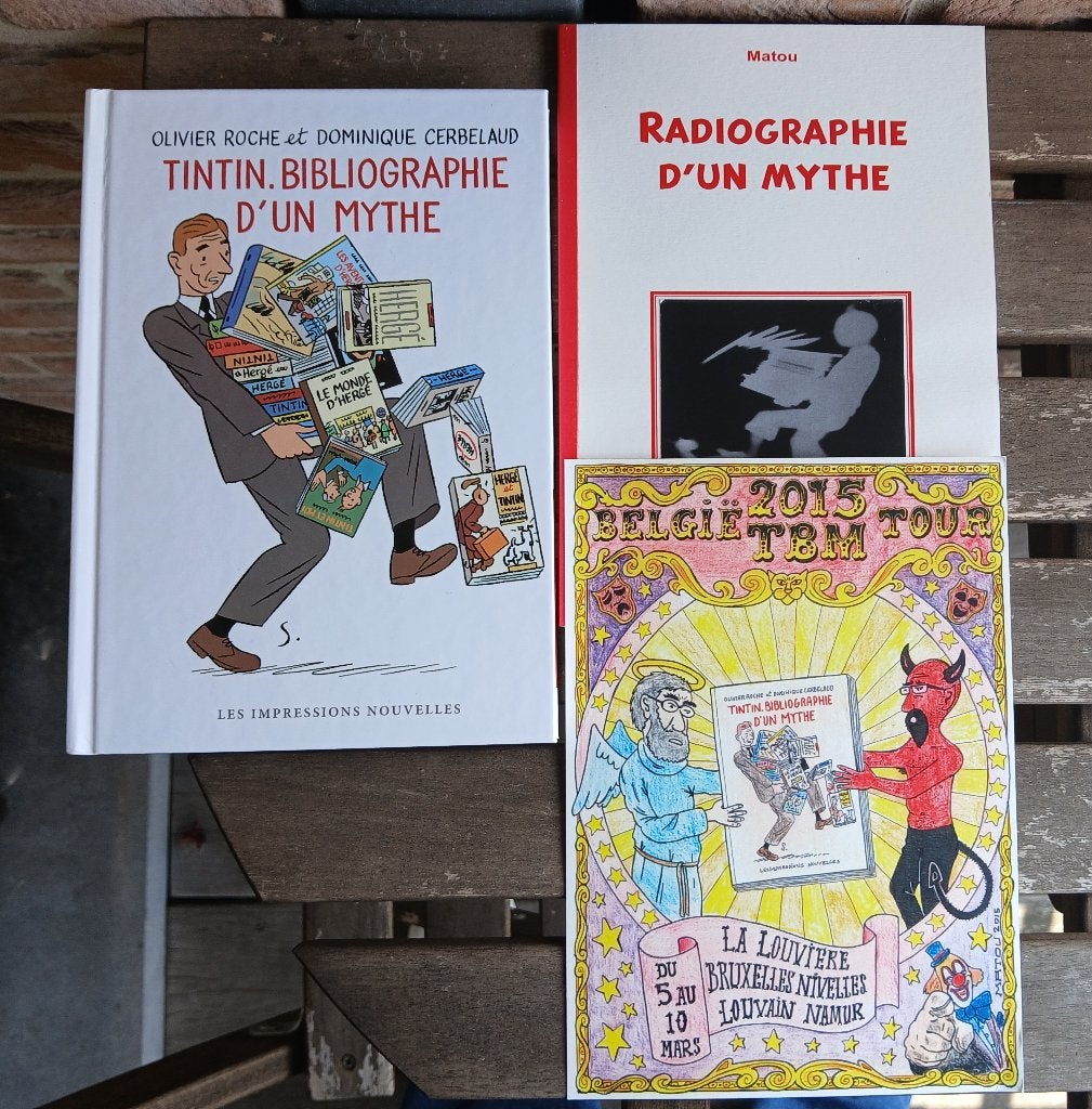 "Tintin bibliographie d'un mythe" n4/50 + ex-libris, Enlèvement, Neuf, HERGE