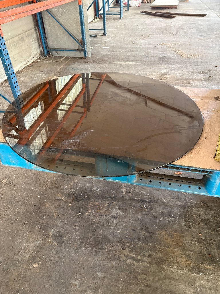 Glasplaat, Huis en Inrichting, Ophalen, Gebruikt, Rond, Glas