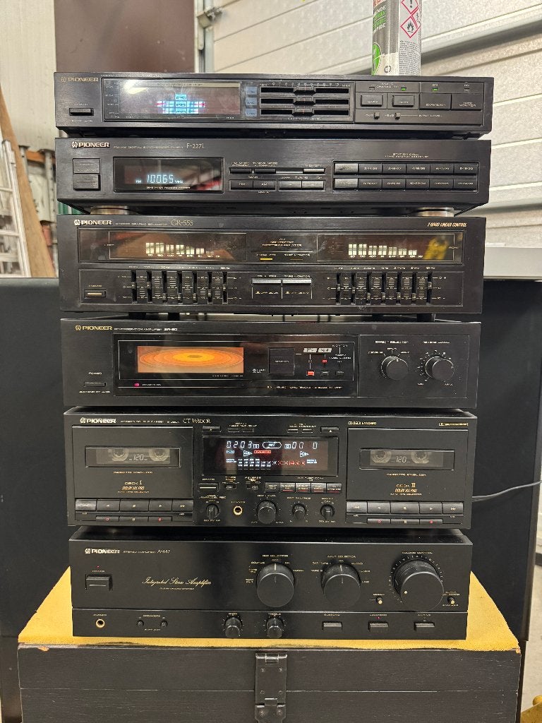 Pioneer dynamic expander, reverb, equalizer, double deck, TV, Hi-fi & Vidéo, Chaîne Hi-fi, Enlèvement ou Envoi, Pioneer