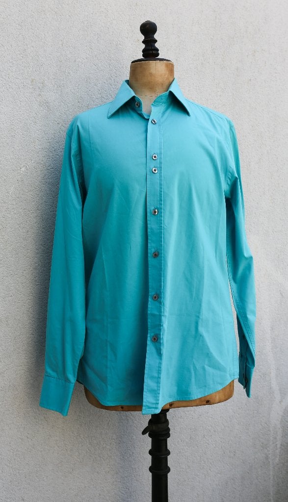 Iveo blauw M-shirt voor heren - JBC, Blauw, Iveo JBC, Zo goed als nieuw, Halswijdte 39/40 (M)