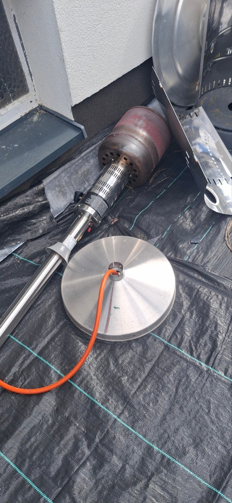 terrasverwarmer op gas, Tuin en Terras, Ophalen, Gas
