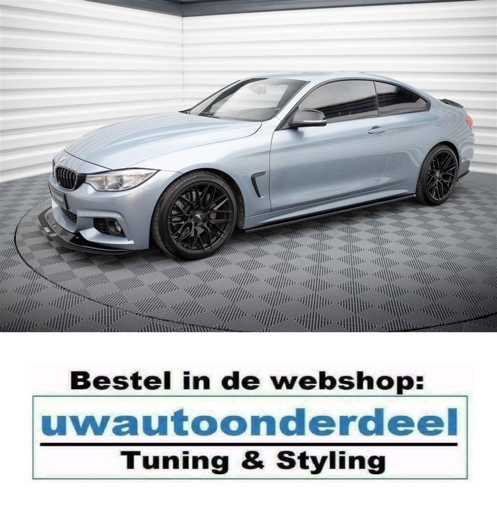 Maxton Design Spoiler Splitter Lip Bmw 4 Serie F32 Coupe M, Verzenden
