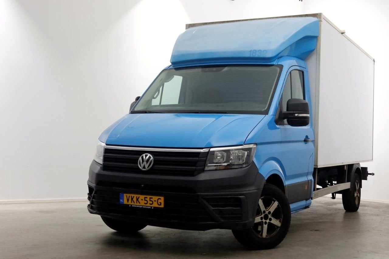 Volkswagen Crafter 35 2.0 TDI E6 Bakwagen met achterdeuren 2, Auto's, Blauw, Bedrijf, ABS, 277 g/km