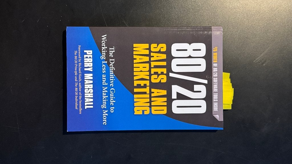 boek: 80/20 sales and marketing, Boeken, Ophalen, Zo goed als nieuw, Economie en Marketing, Diverse auteurs