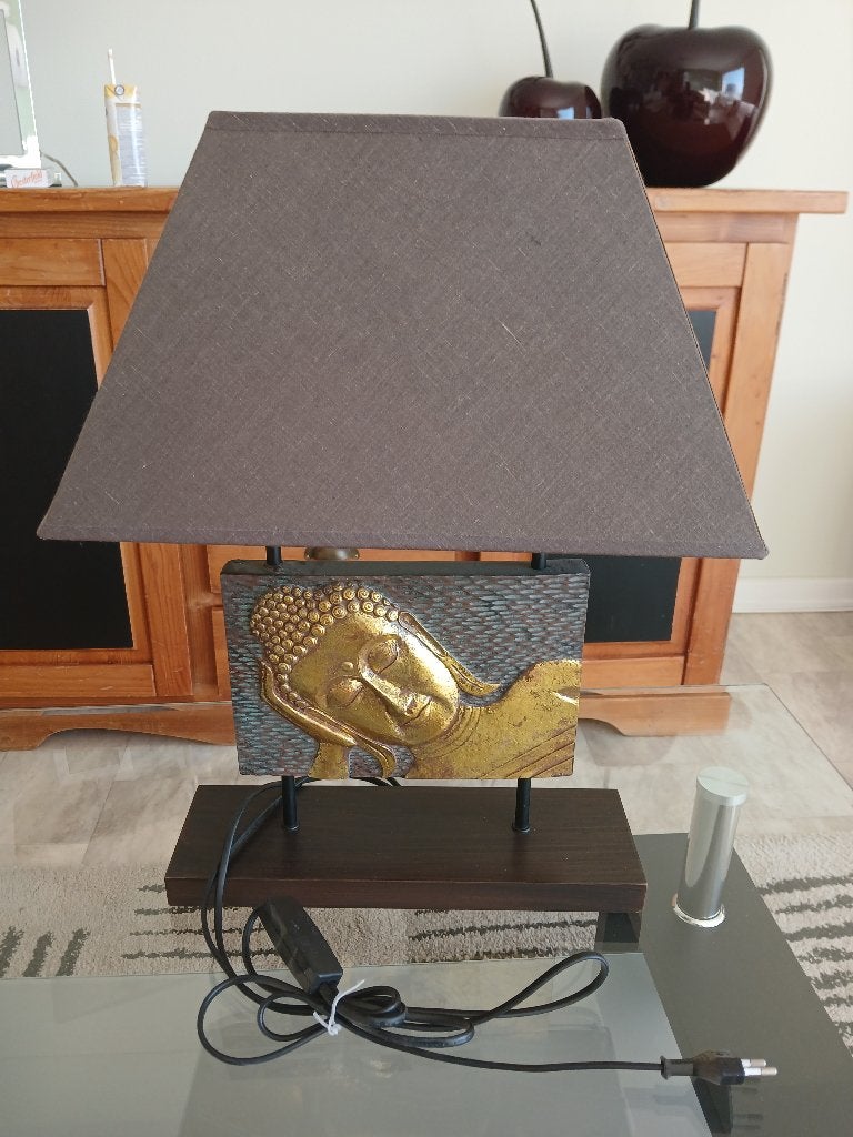 Tafellamp, Ophalen, Goud, 60 cm, E27 (groot)