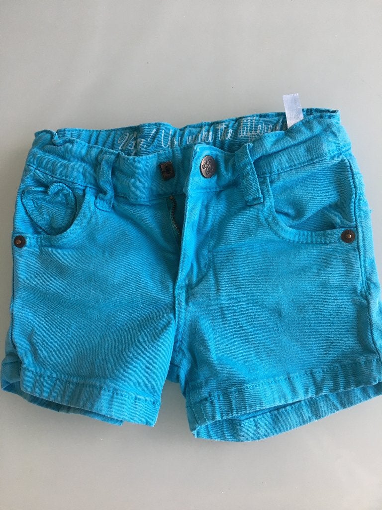 Short WSP! blauw of groen maat 104, Enfants & Bébés, Vêtements enfant | Taille 104, Pantalon, Enlèvement ou Envoi, WSP!, Comme neuf
