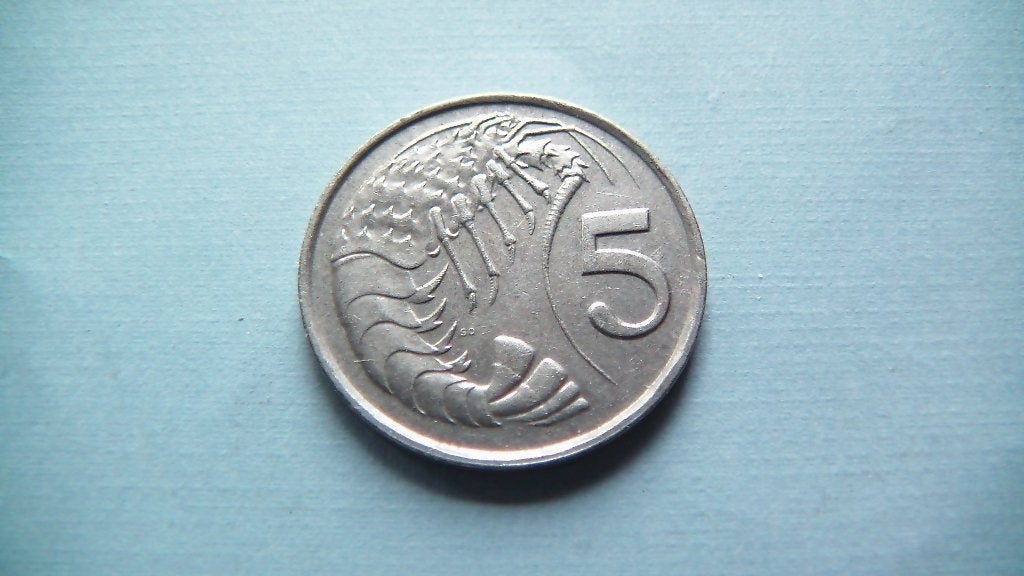 caimans 5 cents 1987, Enlèvement