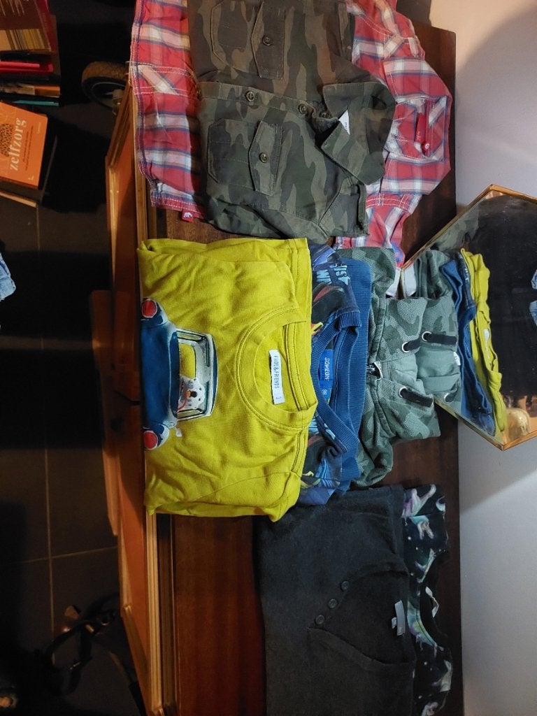 Pakket truien maat 92, Ophalen, Gebruikt, Trui of Vest