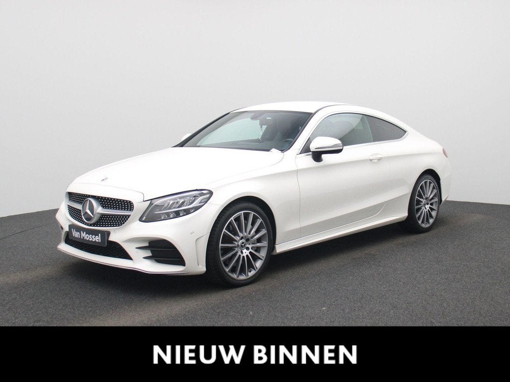 Mercedes-Benz C-Klasse Coupé C 400 4MATIC Auto, Automaat, 4 zetels, Stof, Zwart