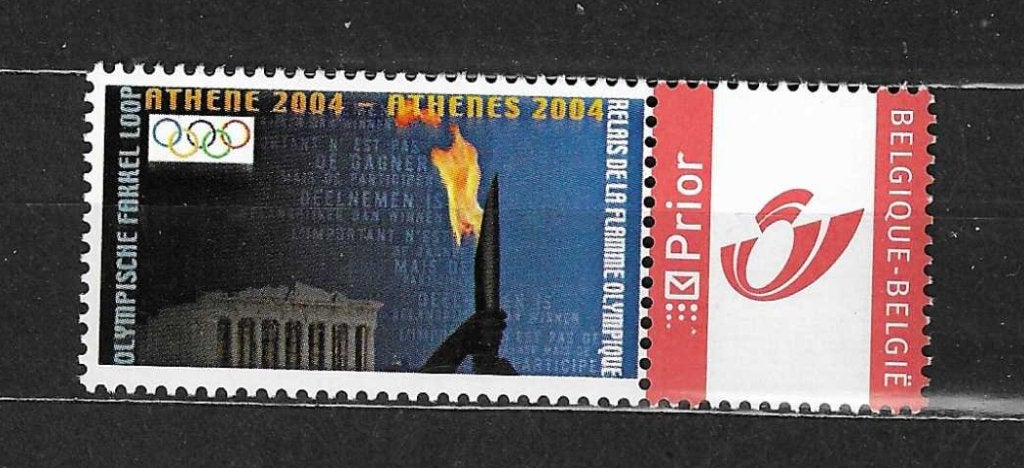 België OPC 3274 met tab Olympische spelen **, Postzegels en Munten, Olympische Spelen, Ophalen of Verzenden, Postfris, Postfris