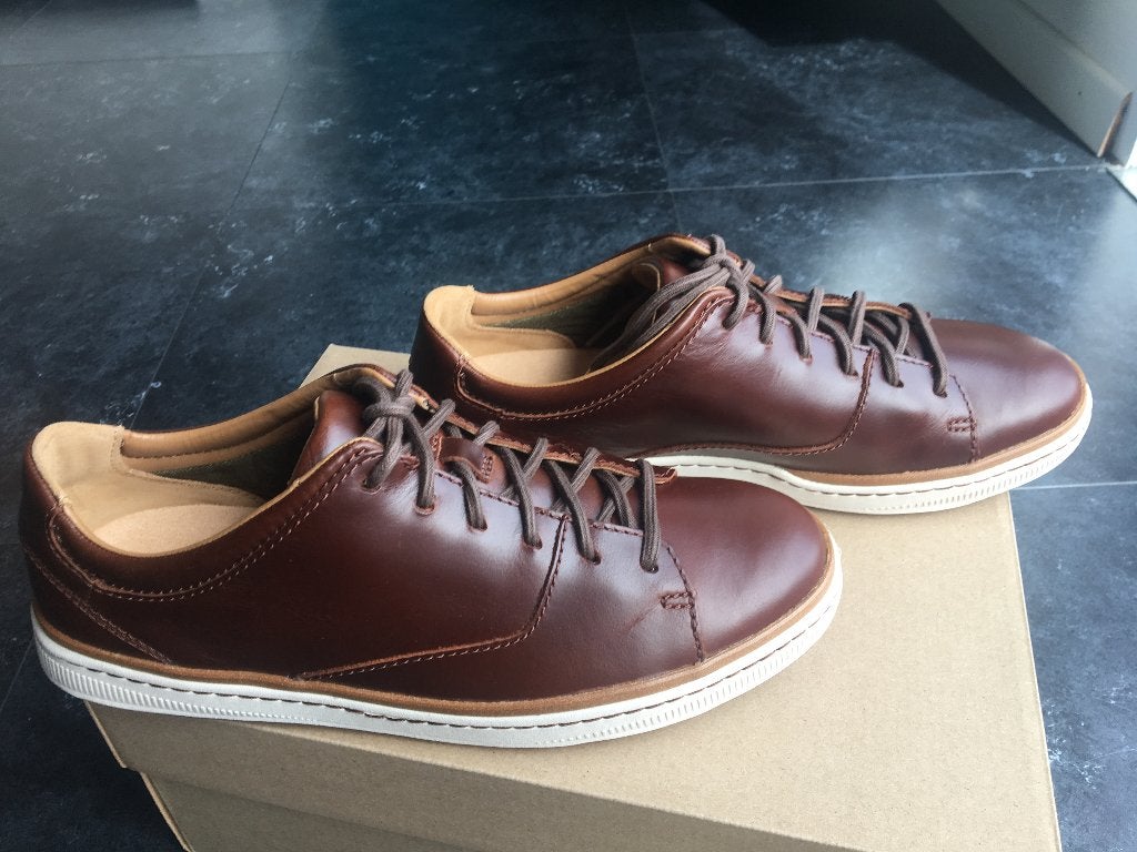 CLARKS ergo schoenen-echt leder-maat 41-NIEUW, Bruin, Nieuw, Clarks, Ophalen of Verzenden