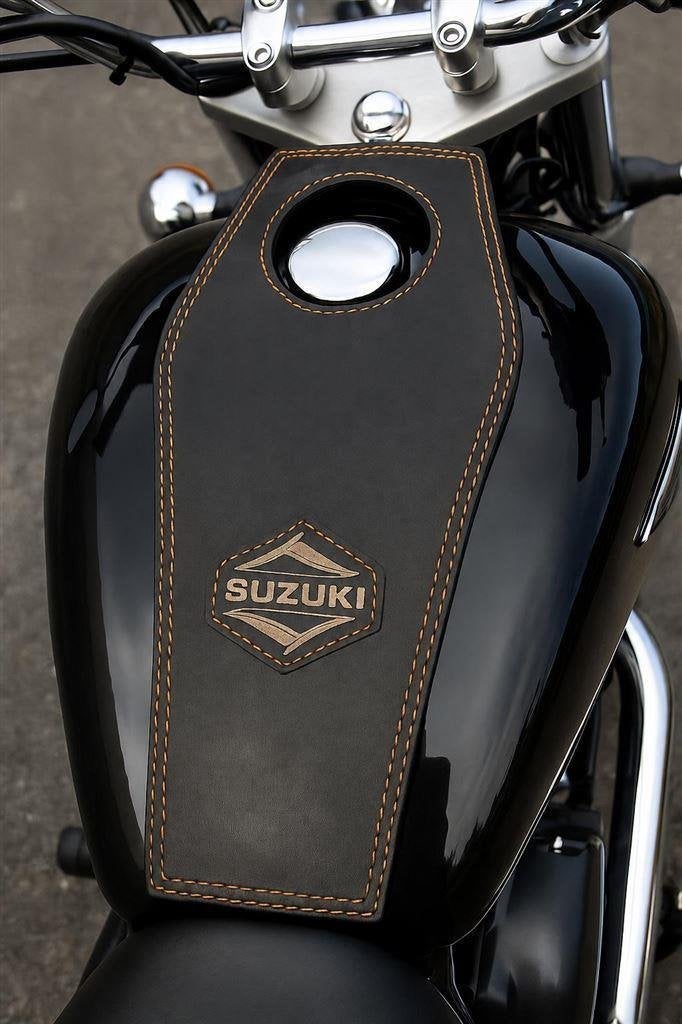 Leren Tankcover - Tankpad - Suzuki VZ 800 Marauder, Envoi, Neuf