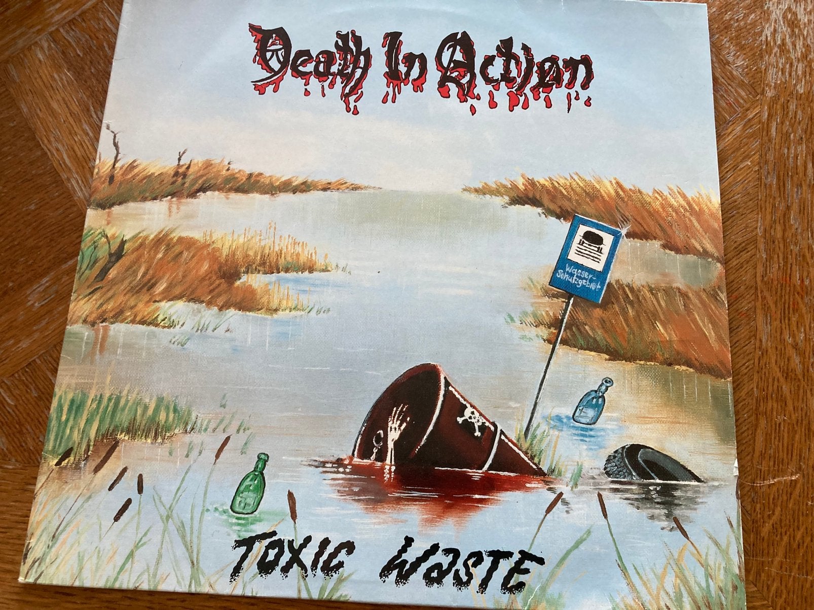Death In Action: Toxic Waste lp, Hardcore, Enlèvement ou Envoi, Utilisé, Pressage original