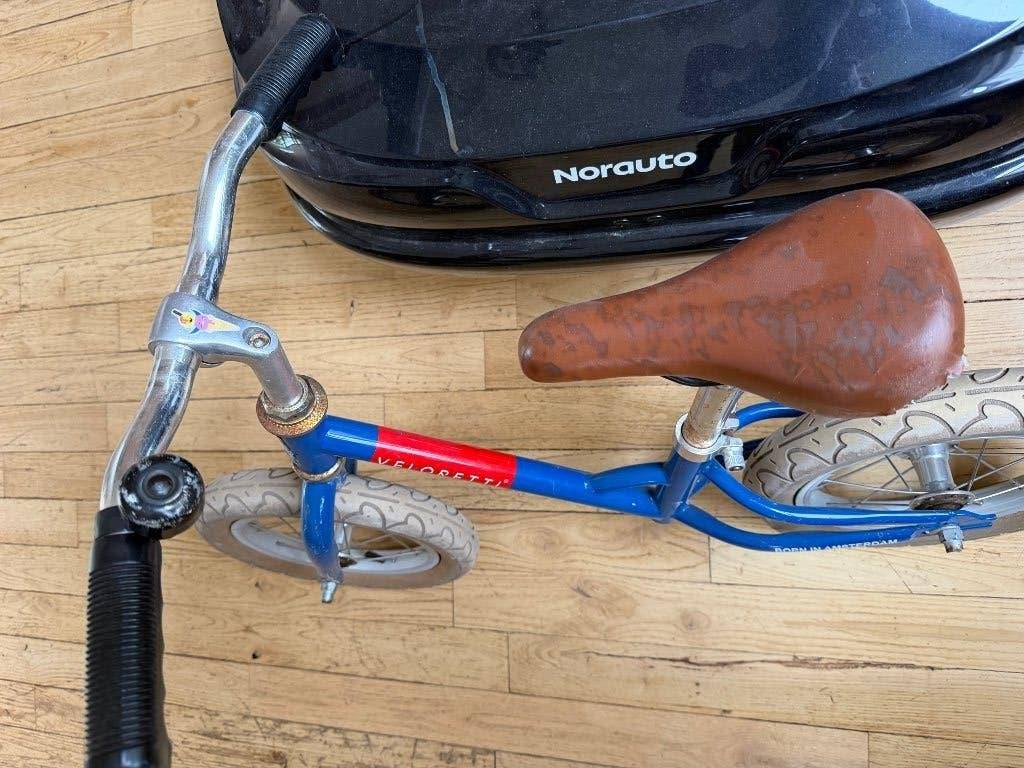 Draisienne Veloretti, Enlèvement, Utilisé, Vélo d'équilibre