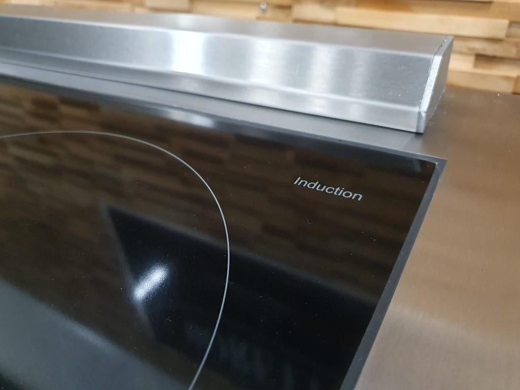 🔥Luxe Fornuis Lacanche 90cm INDUCTIE bordeaux rood messing, Ophalen, 60 cm of meer, Zo goed als nieuw, Energieklasse A of zuiniger