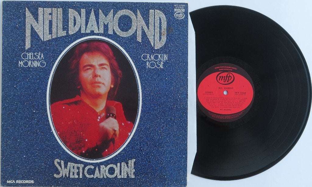 Neil Diamond - Chère Caroline. Lp, Enlèvement ou Envoi, Utilisé, Housse de protection extérieure, Country
