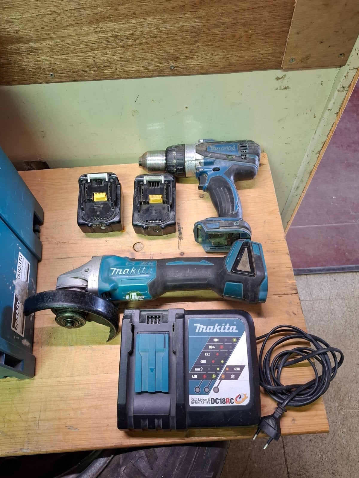 Makita set, Ophalen, Boor- en Schroefmachine