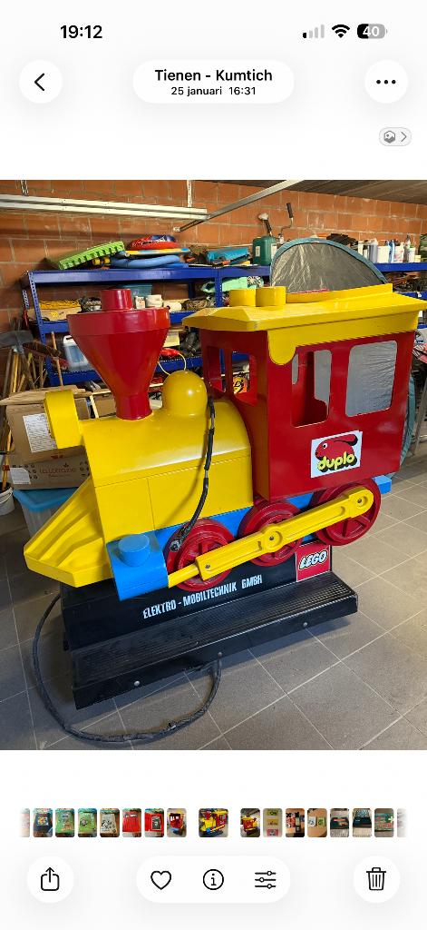 Lego duplo trein coin operated kiddie ride GmBh, Games en Spelcomputers, Ophalen, Muziek, Gebruikt, 2 spelers
