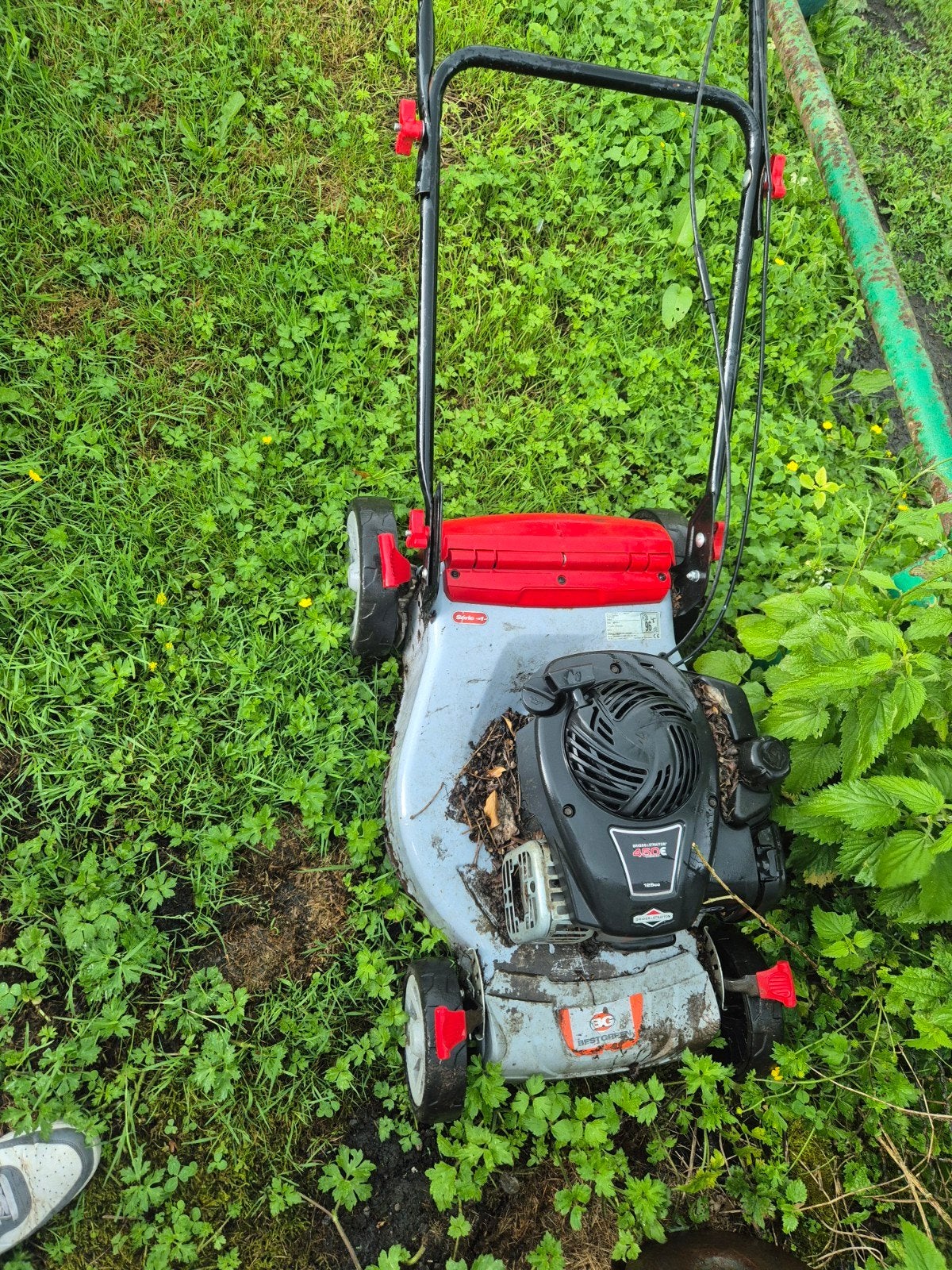 Tondeuse à réparer ou pour pièces, Jardin & Terrasse, Enlèvement, Utilisé, 40 à 49 cm, Tondeuses à gazon à essence