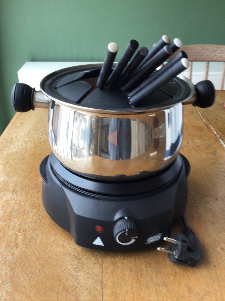 Fondue, Ophalen, Zo goed als nieuw, Elektrisch, Fondueset