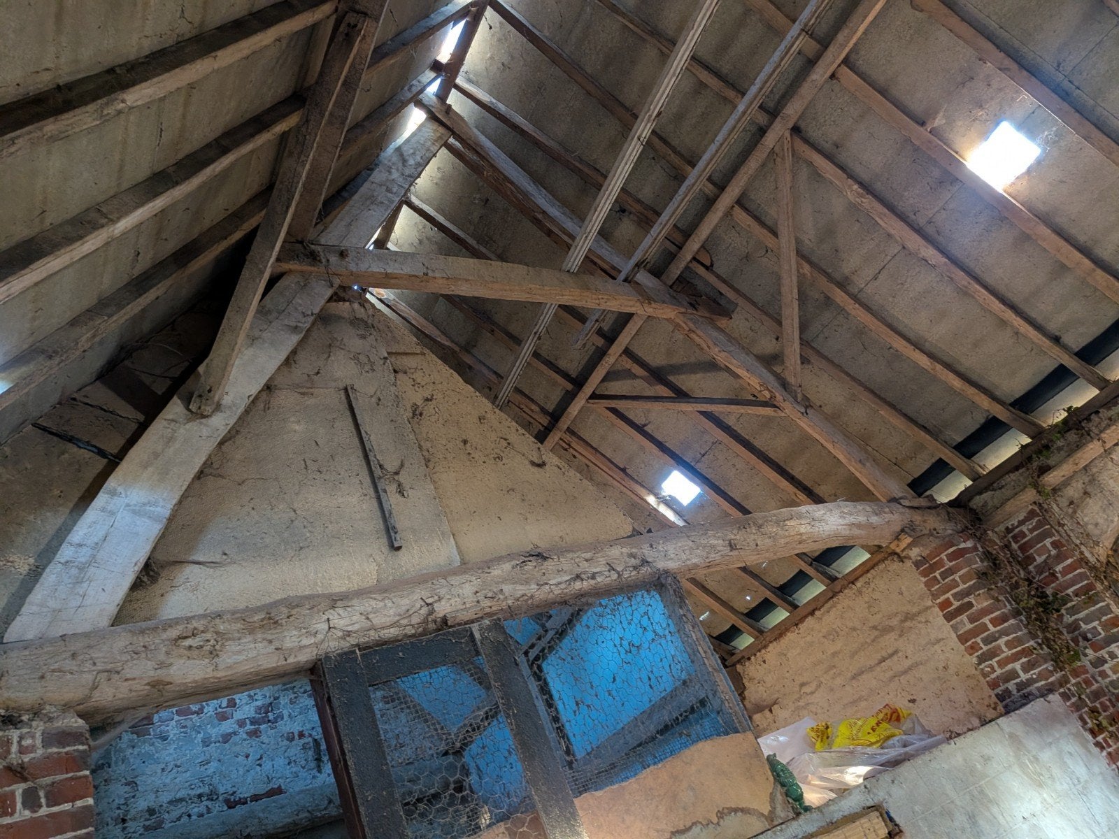 oude spanten, Doe-het-zelf en Bouw, Ophalen