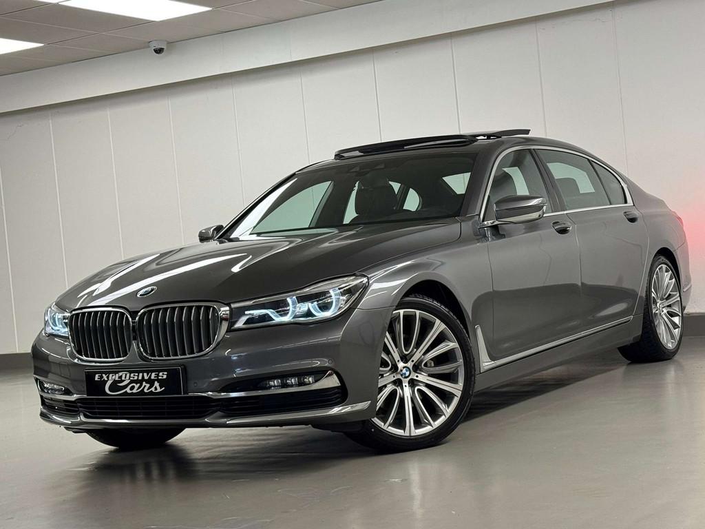 BMW 7 Serie 740 DAX LONG 320CV TO PANO HEAD UP CAMERA GPS CU, Cuir, Argent ou Gris, Cruise Control, Entreprise