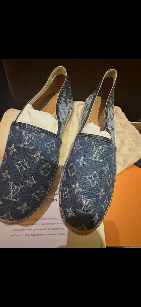 Espadrilles Louis Vuitton Bidart - Denim Monogram, Vêtements | Hommes, Chaussures, Neuf, Enlèvement ou Envoi, Espadrilles et Mocassins