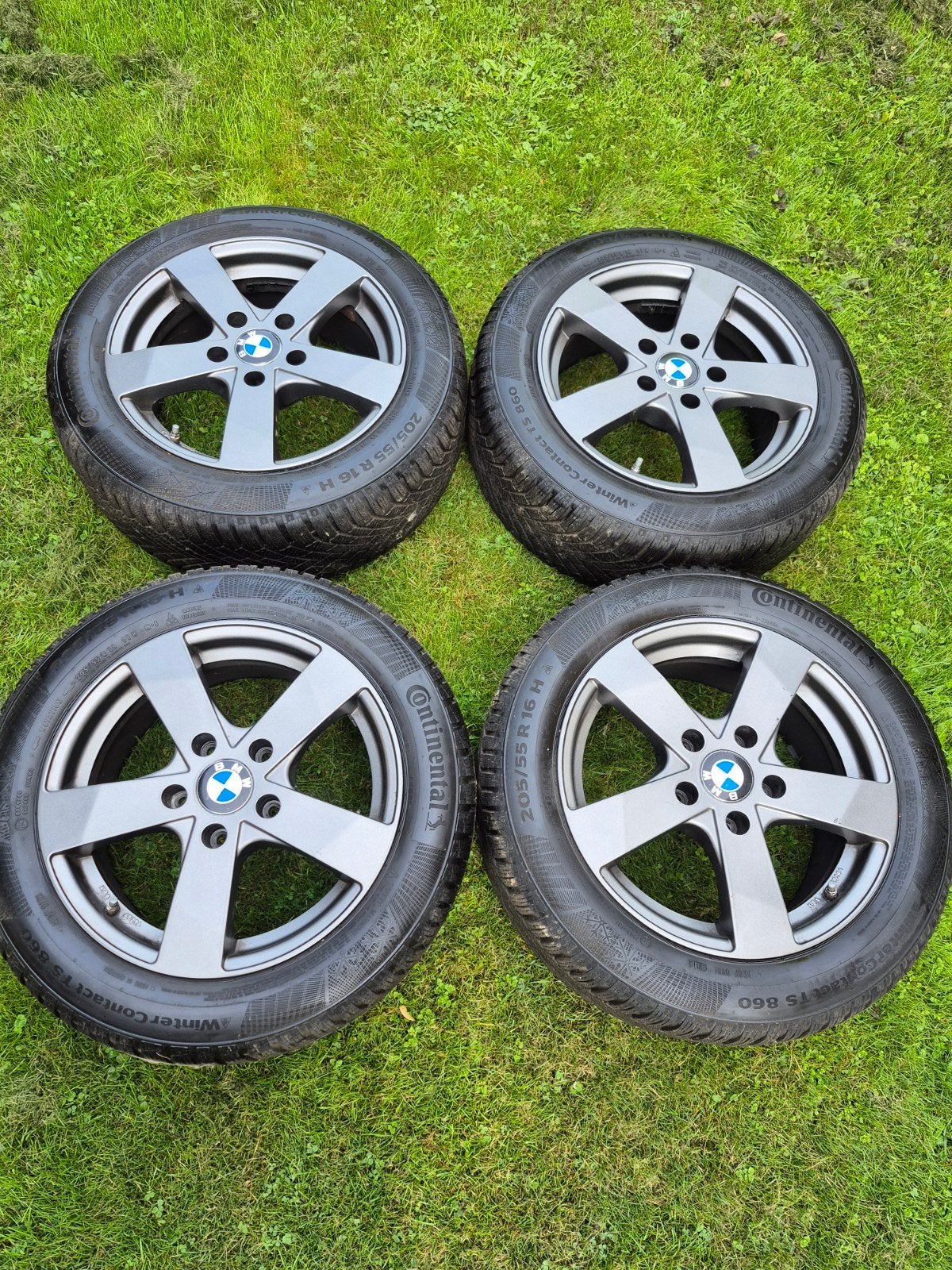 4 jantes alu bmw avec pneus hiver, Enlèvement, Pneus hiver, Pneu(s)