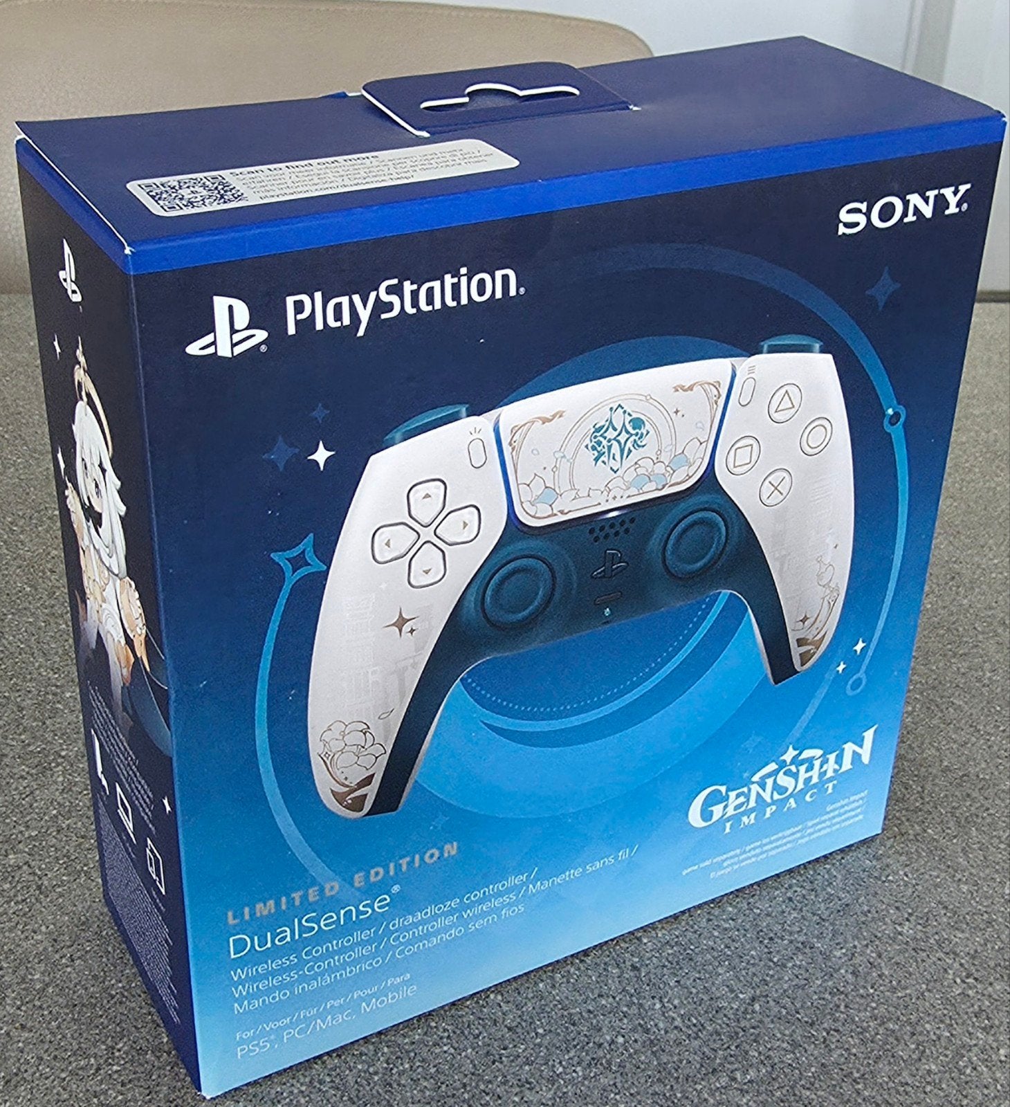 PS5 controller Wireless - Genshin Impact Limited Edition, Games en Spelcomputers, Ophalen of Verzenden
