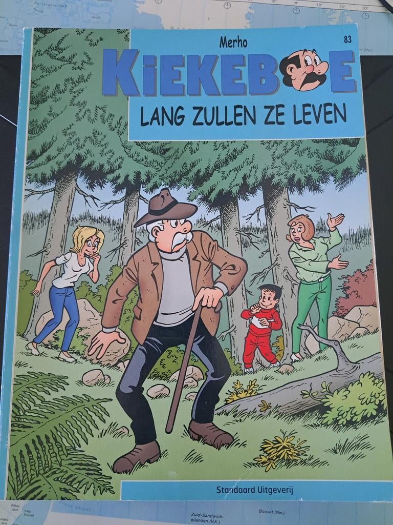 Strip kiekeboe 83 lang zullen ze leven, Ophalen, Eén stripboek, Merho, Zo goed als nieuw