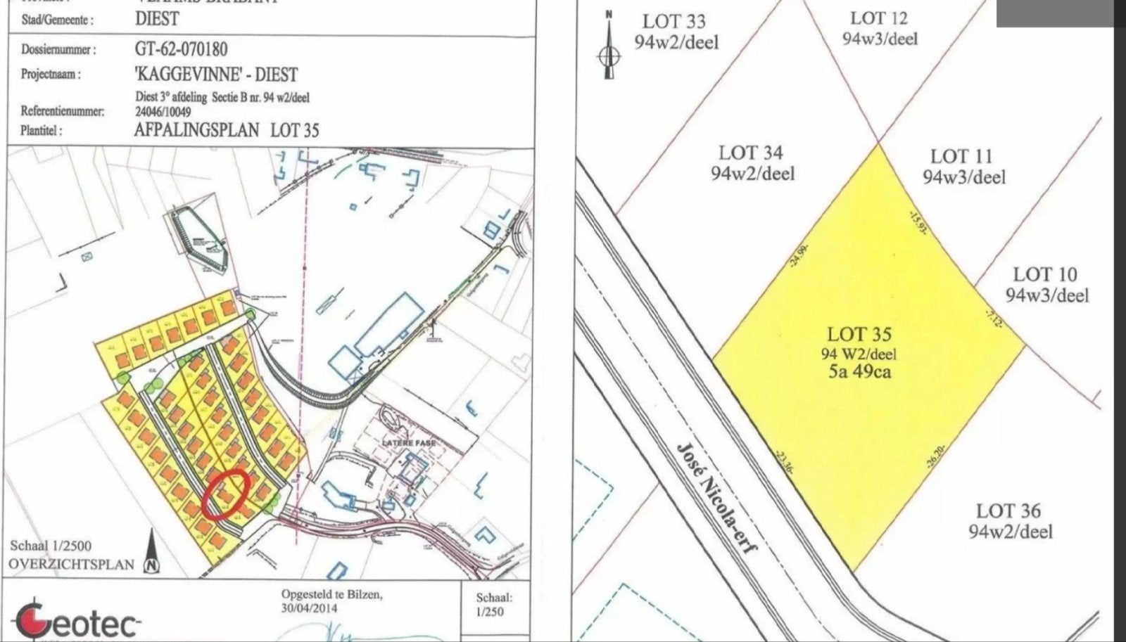 Bouwgrond in Diest 5.5 are openbouw