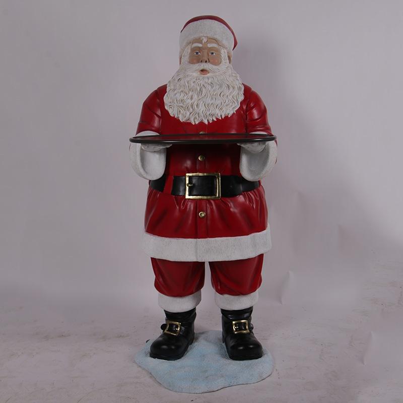 Père Noël avec plateau — Statue du Père Noël -183 cm, Enlèvement, Neuf