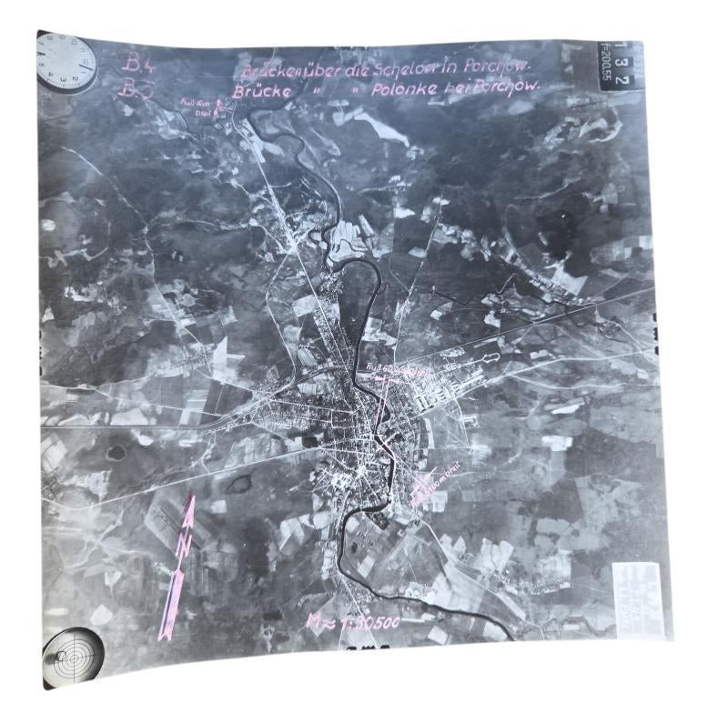duitse ww2 luchtfoto denk Rusland ongeveer 30x30 cm, Ophalen of Verzenden