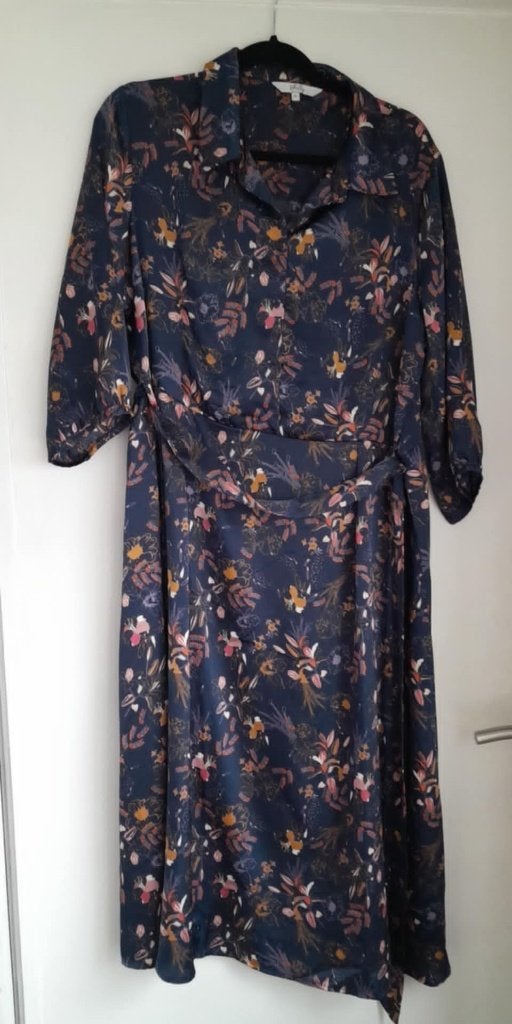 Jurk Vila Joy XL blauw, Vêtements | Femmes, Robes, Taille 46/48 (XL) ou plus grande, Comme neuf, Vila Joy, Longueur genou