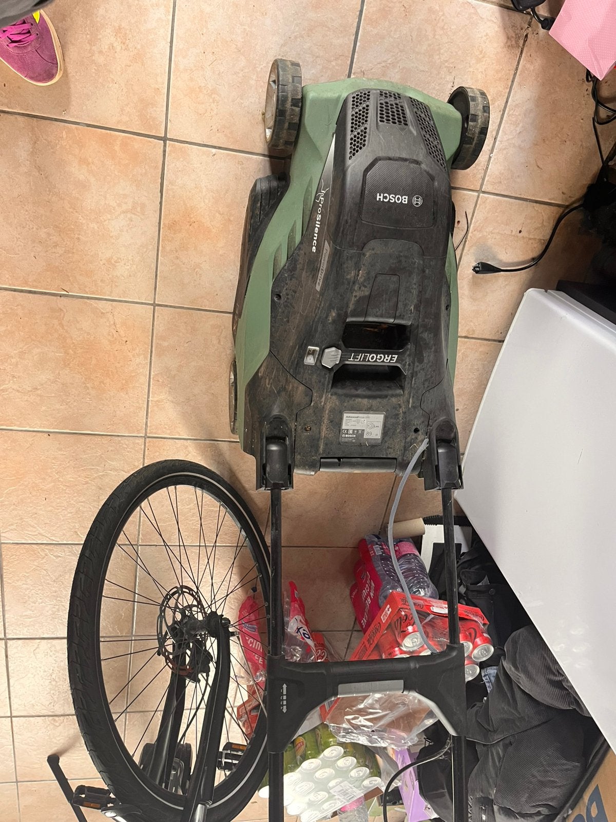 Bosch AdvancedRotak 690 Elektrische Grasmaaier, Jardin & Terrasse, Tondeuses à gazon, Enlèvement, Comme neuf, Tondeuses à gazon électriques