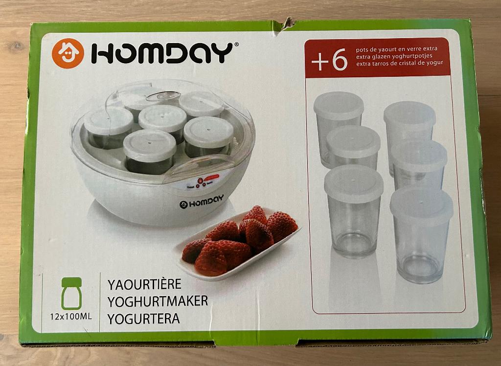 Homday yoghurtmaker, Enlèvement, Comme neuf